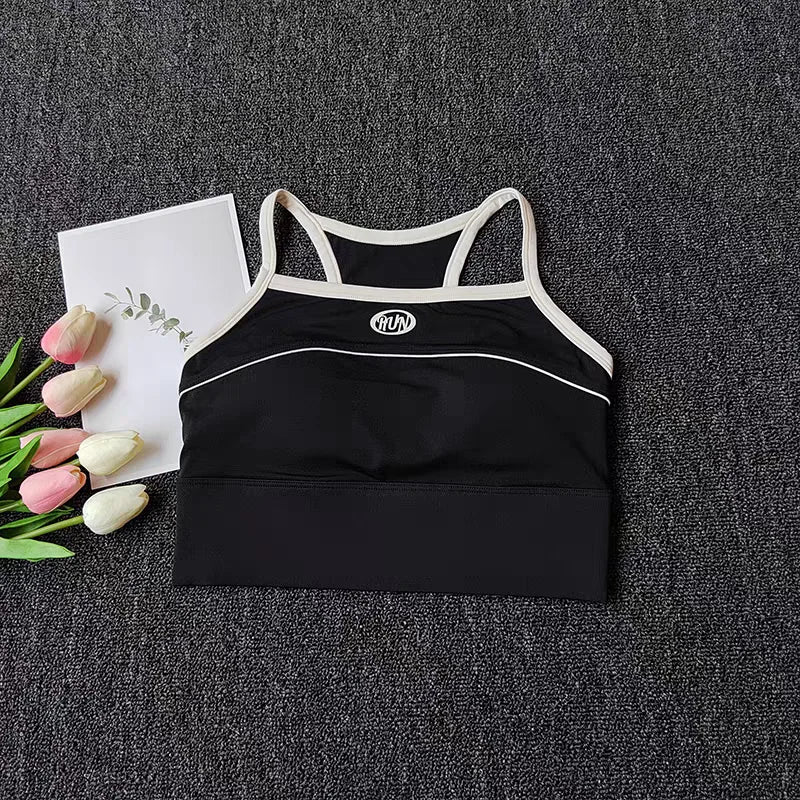 Women's Seamless Sports Bra Crop Top – Sleeveless Yoga & Fitness Tank