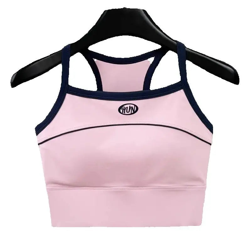 Women's Seamless Sports Bra Crop Top – Sleeveless Yoga & Fitness Tank