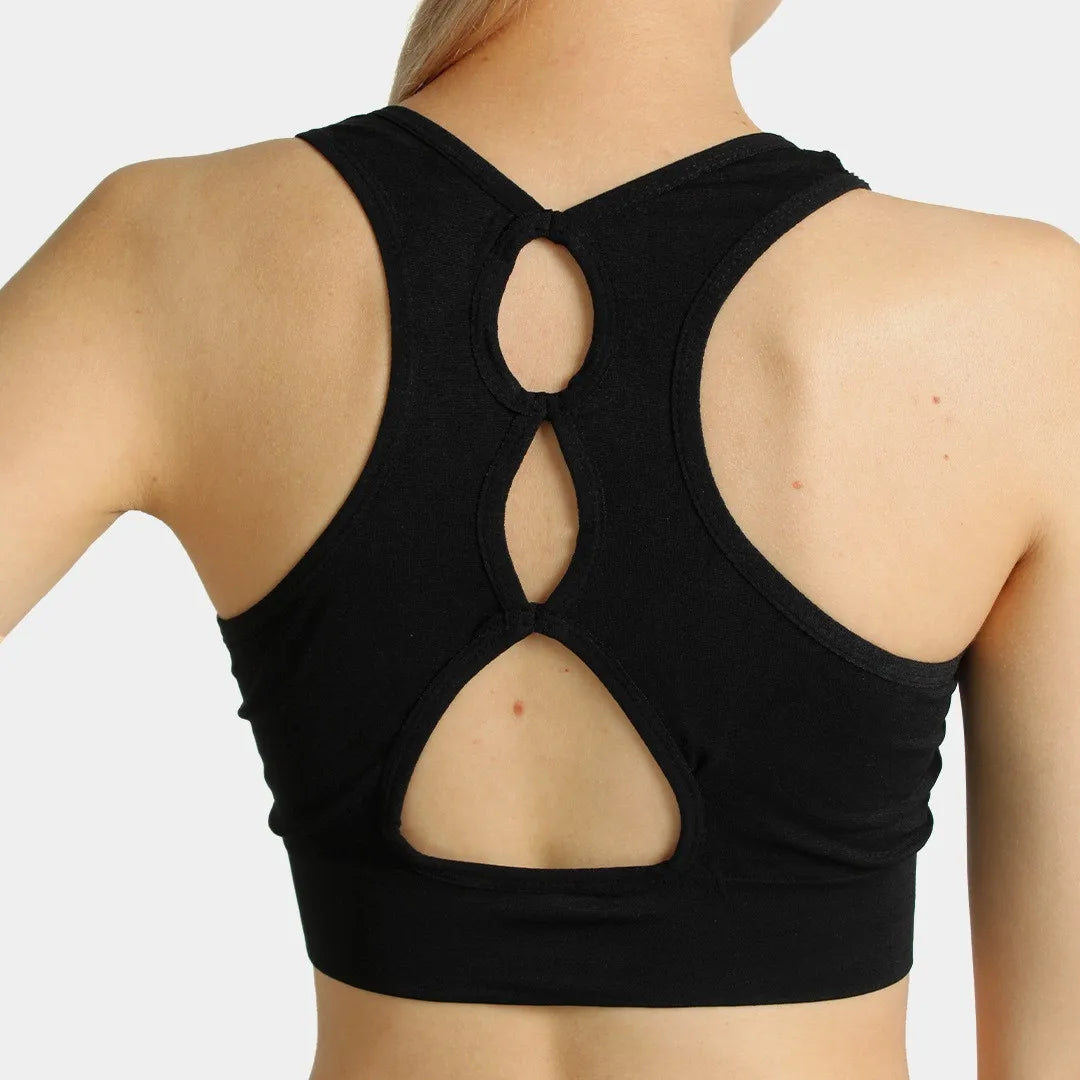 AeroFlex Triple Cutout Sports Bra Tank