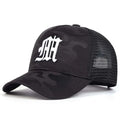 Fashion M Letter Camouflage Embroidery Baseball Net Caps