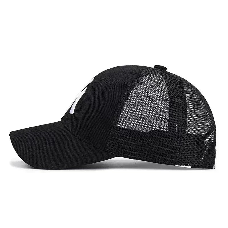 Hat Summer Embroidery Letters Breathable Duck Tongue Cap