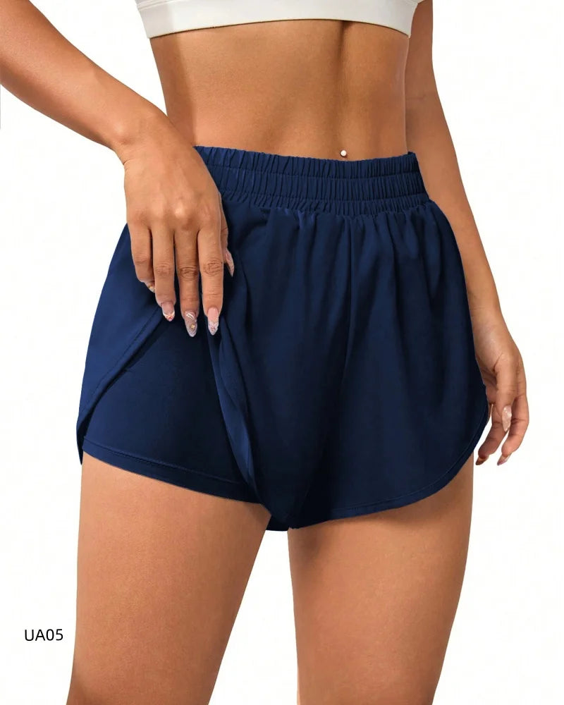 Women's 2-in-1 Flowy Quick Dry Athletic Running