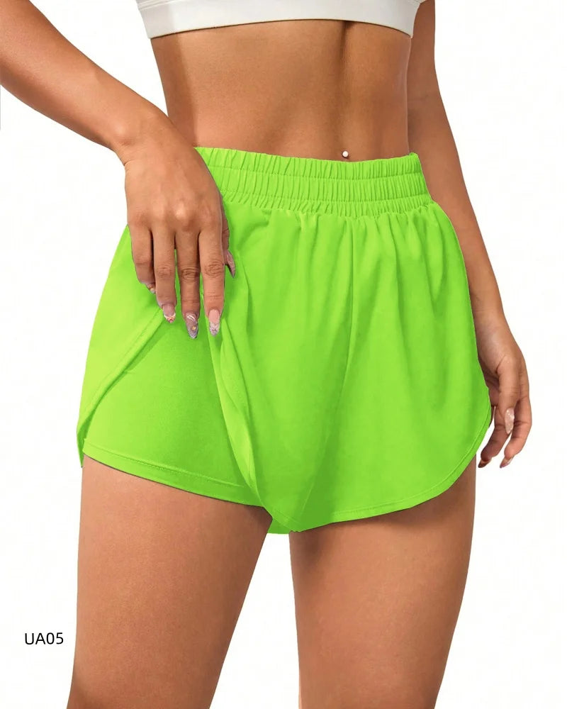 Women's 2-in-1 Flowy Quick Dry Athletic Running