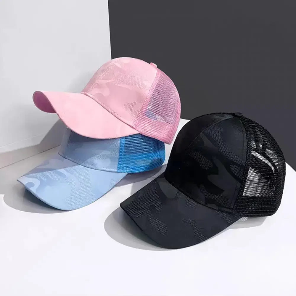 Summer Mesh Baseball Caps for Women