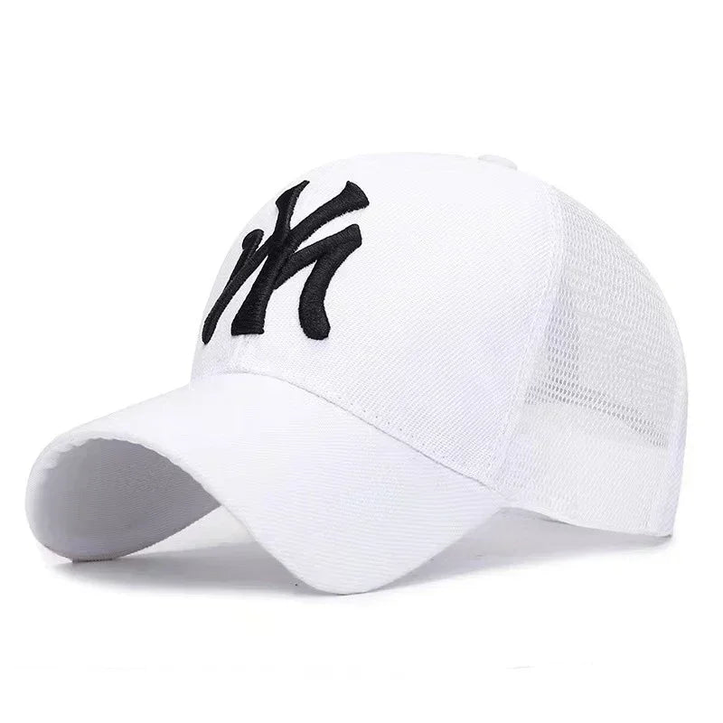 Hat Summer Embroidery Letters Breathable Duck Tongue Cap