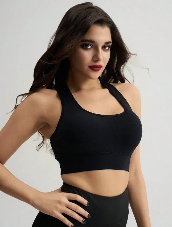 AeroFlex Triple Cutout Sports Bra Tank