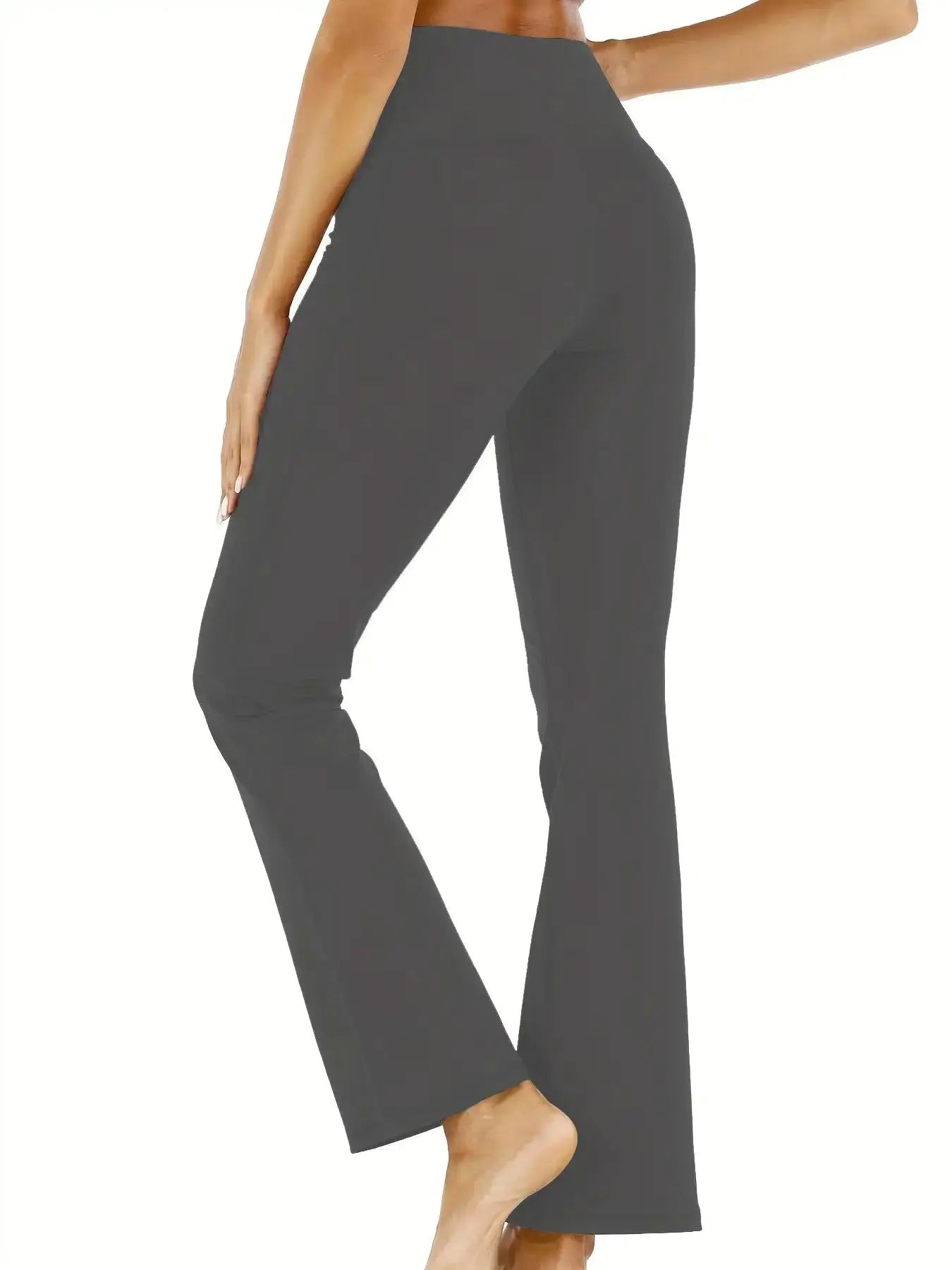 High-Waisted Flare Leggings with Pockets