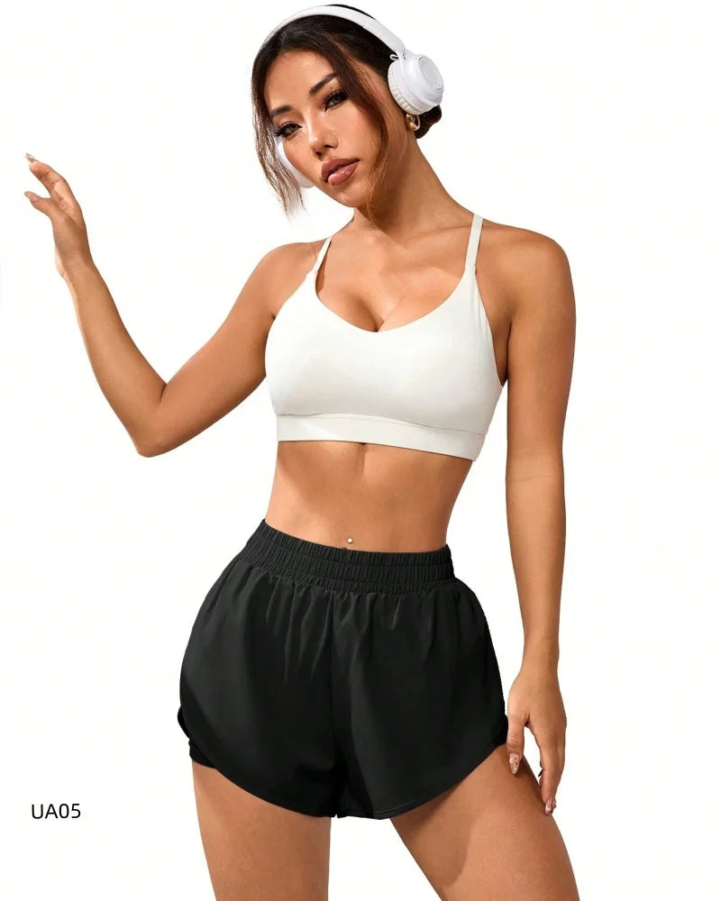 Women's 2-in-1 Flowy Quick Dry Athletic Running