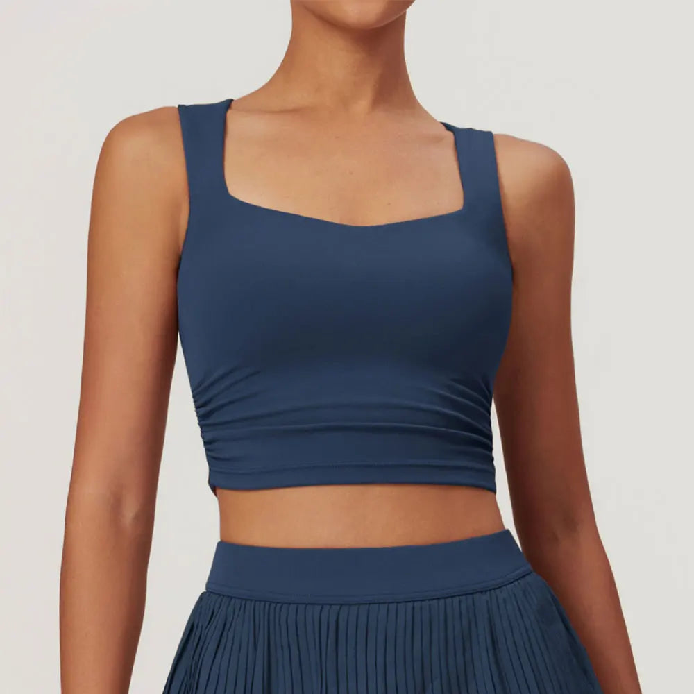 SWELTERING Yoga Bra Workout for Women Underwear Gym Workout Crop Tank High Waist Shorts Bra