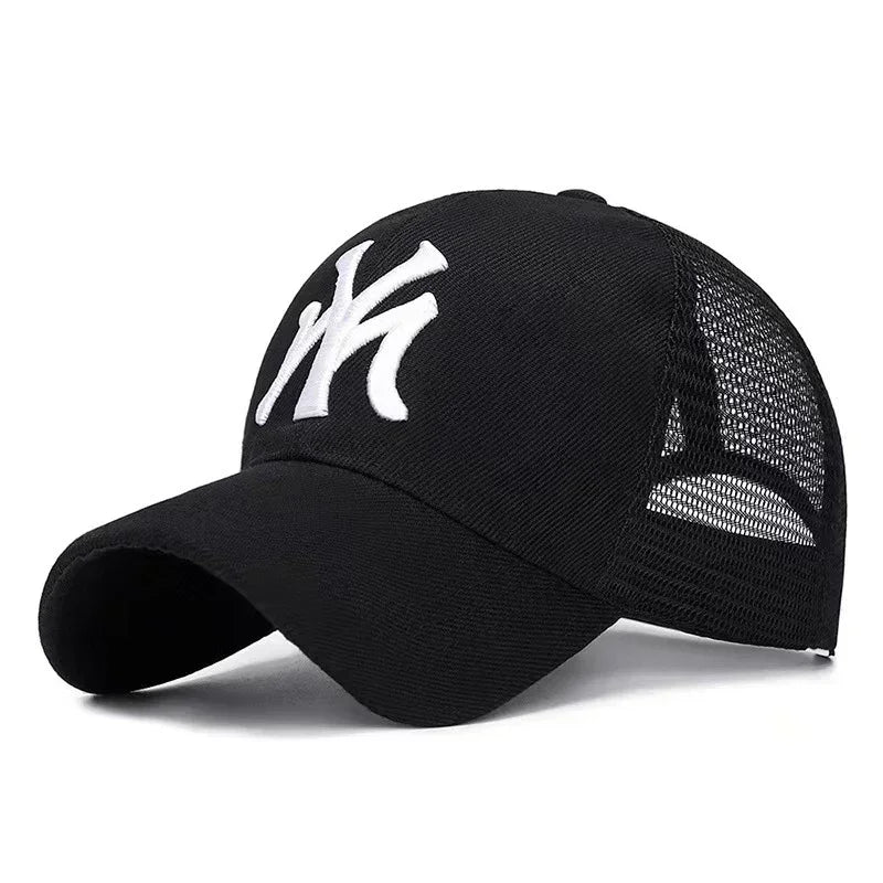 Hat Summer Embroidery Letters Breathable Duck Tongue Cap