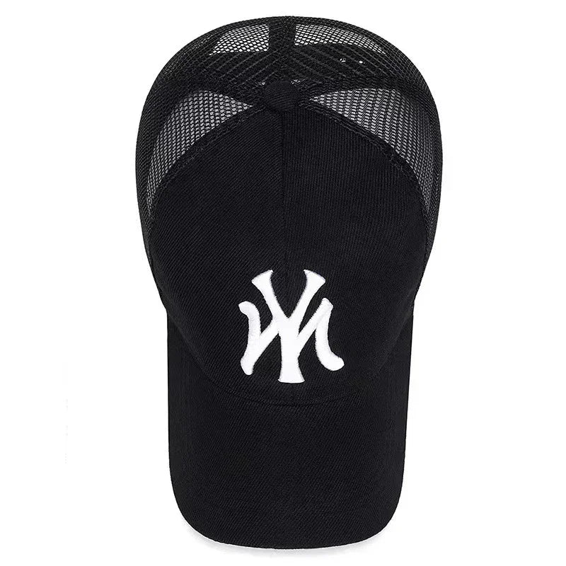 Hat Summer Embroidery Letters Breathable Duck Tongue Cap