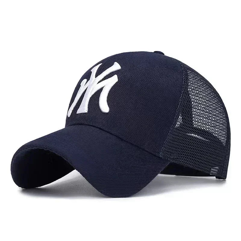 Hat Summer Embroidery Letters Breathable Duck Tongue Cap