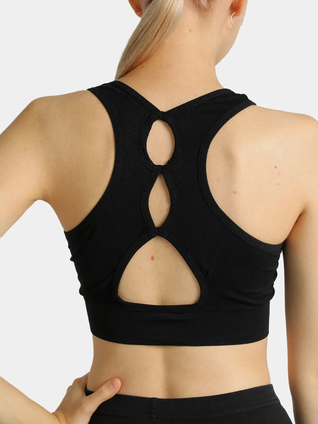 AeroFlex Triple Cutout Sports Bra Tank