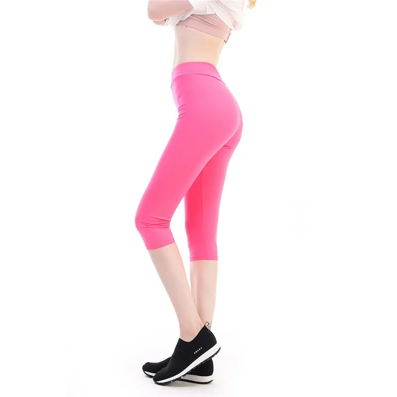 Women's Leggings High Waisted Capri Leggings