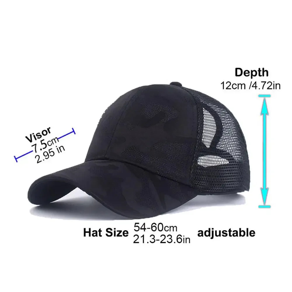 Summer Mesh Baseball Caps for Women