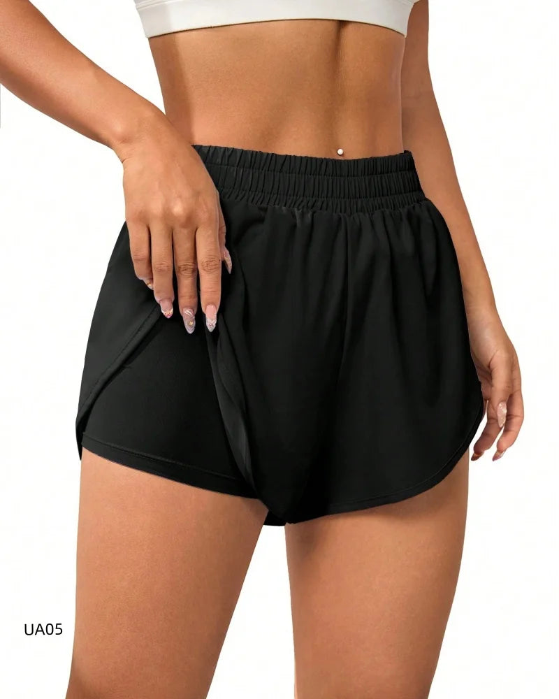 Women's 2-in-1 Flowy Quick Dry Athletic Running
