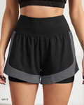 Women's 2-in-1 High-Waist Quick-Dry Sports Shorts