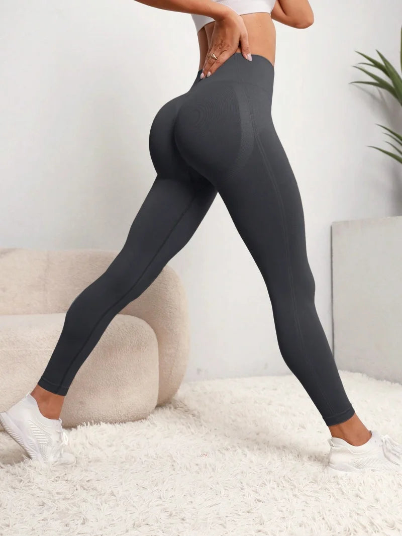 High-Waist Seamless Hip-Lifting Sports Leggings