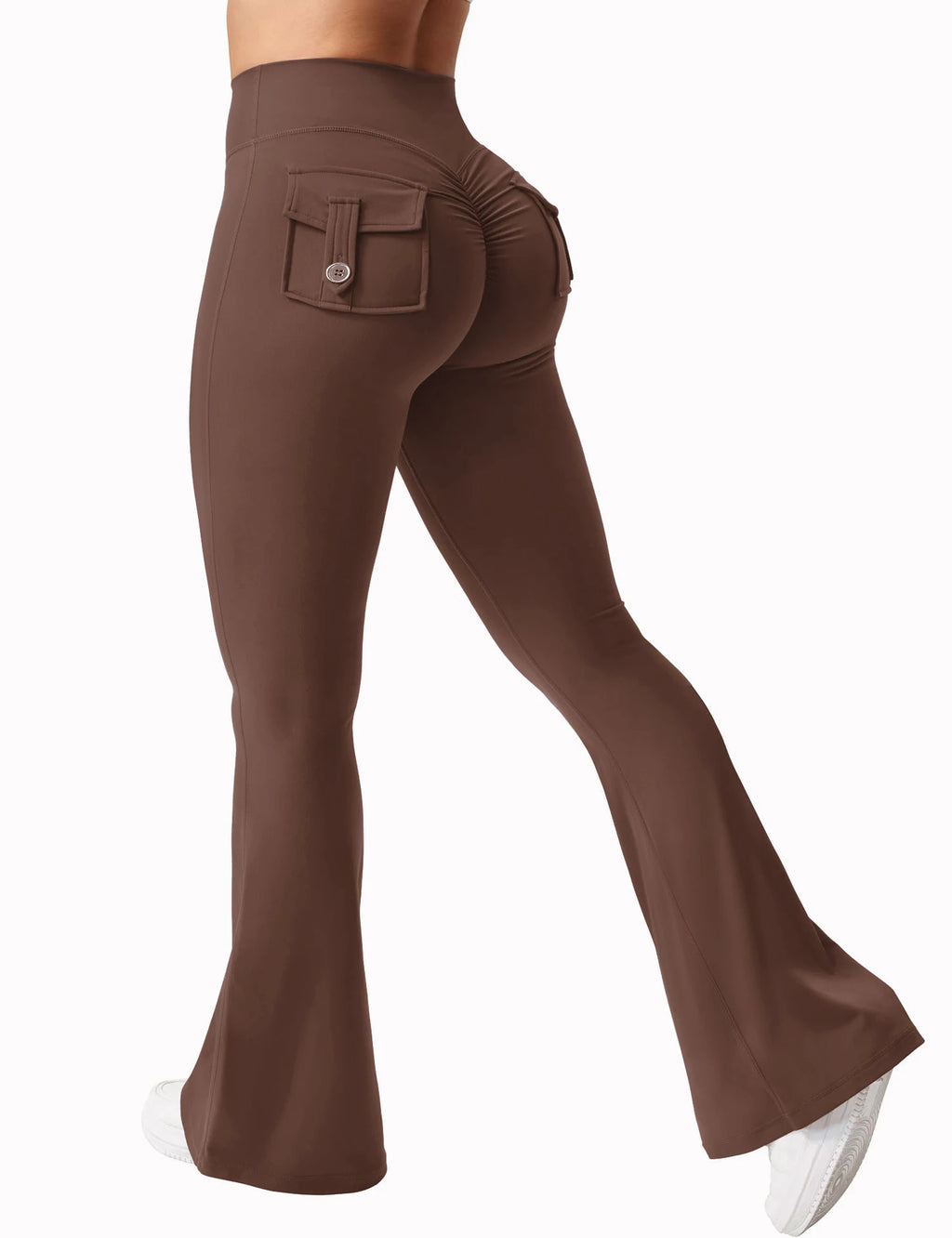 Naked Feeling Wide-Leg Yoga Pants with Pockets