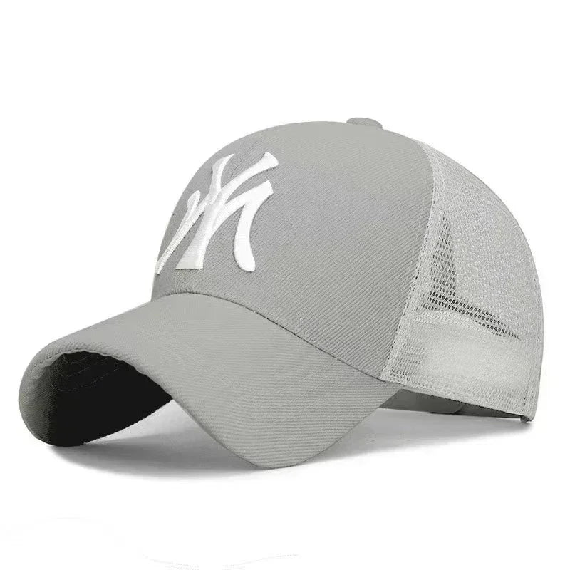 Hat Summer Embroidery Letters Breathable Duck Tongue Cap