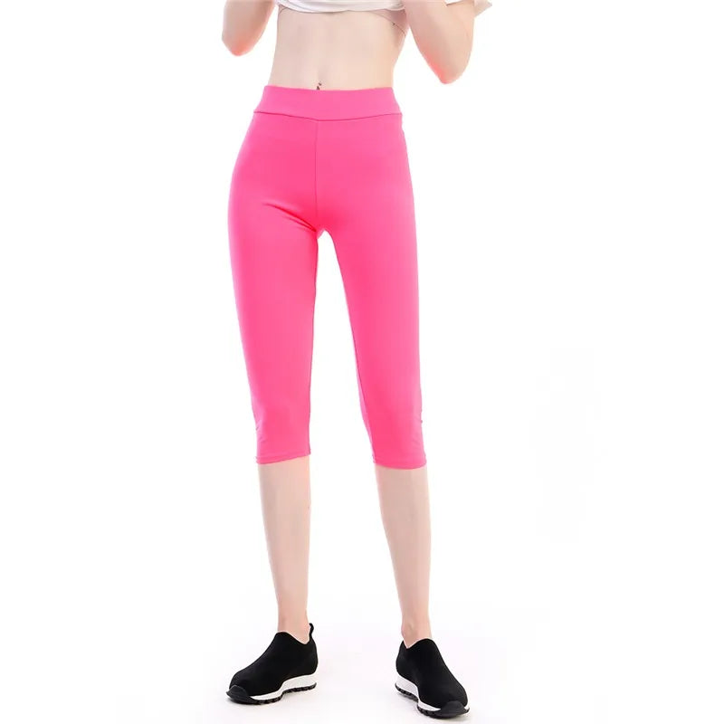 Women's Leggings High Waisted Capri Leggings